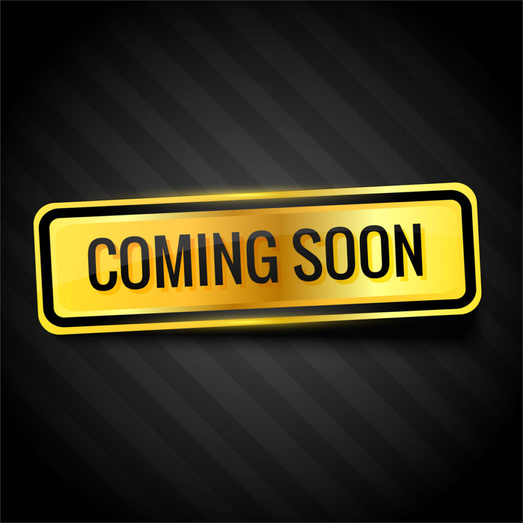 Abstract Coming Soon Design Vector